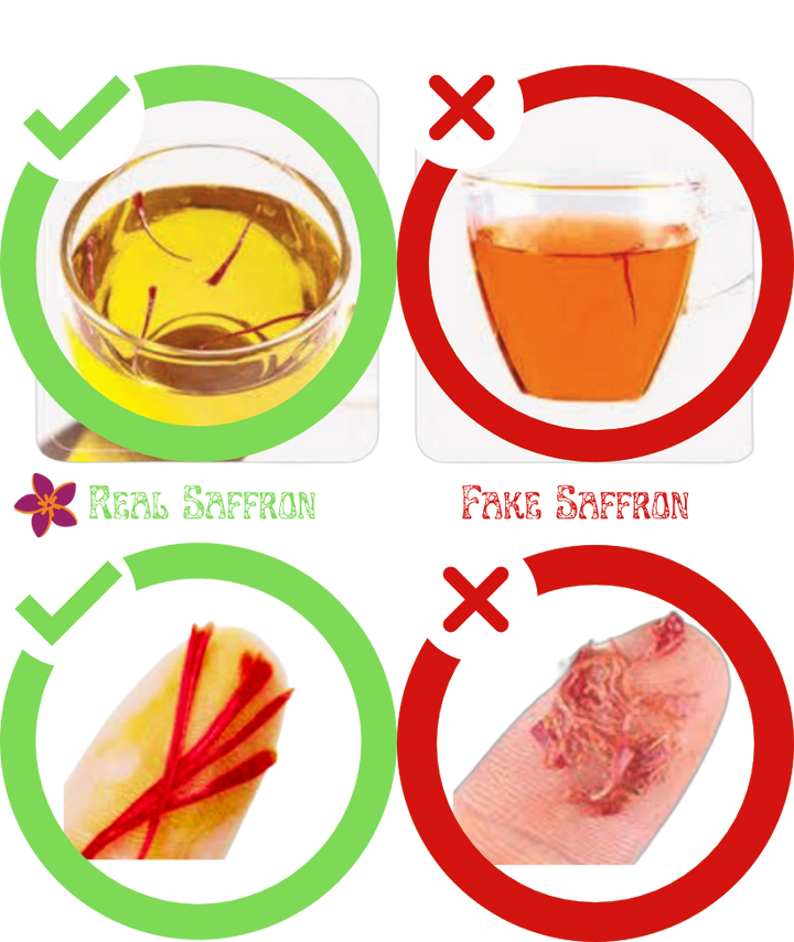 Ways you can distinguish real saffron from fake or adulterated saffron